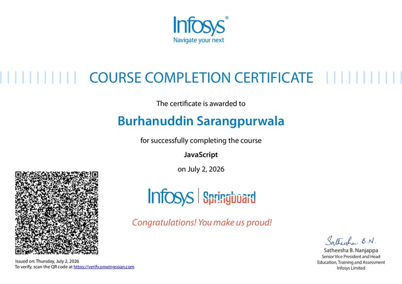 JavaScript Certificate
